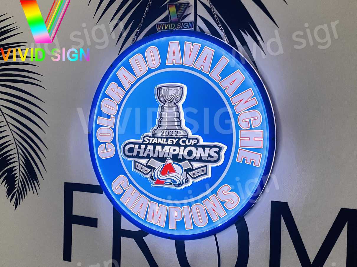 Colorado Avalanche 2022 Champions LED 3D 16\