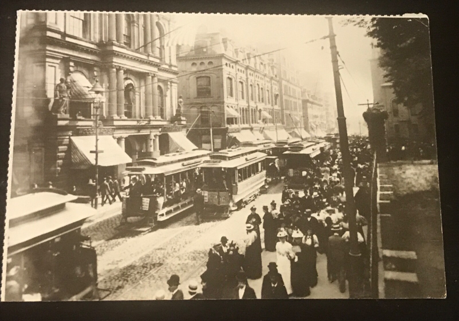Vintage Tremont Street Boston Postcard Cars & People Pr in 1982 Granary