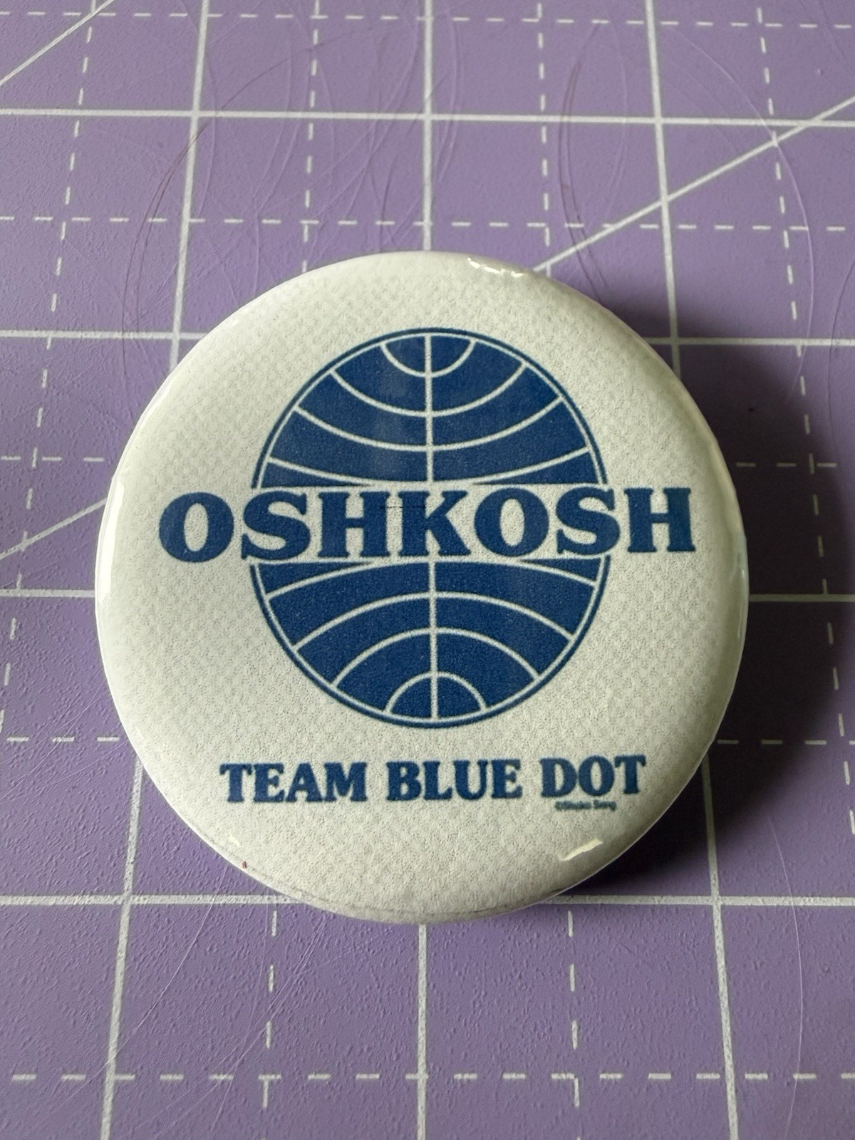 Oshkosh Wittman Regional Airport (KOSH) Landing On Blue Dot 2inch Button
