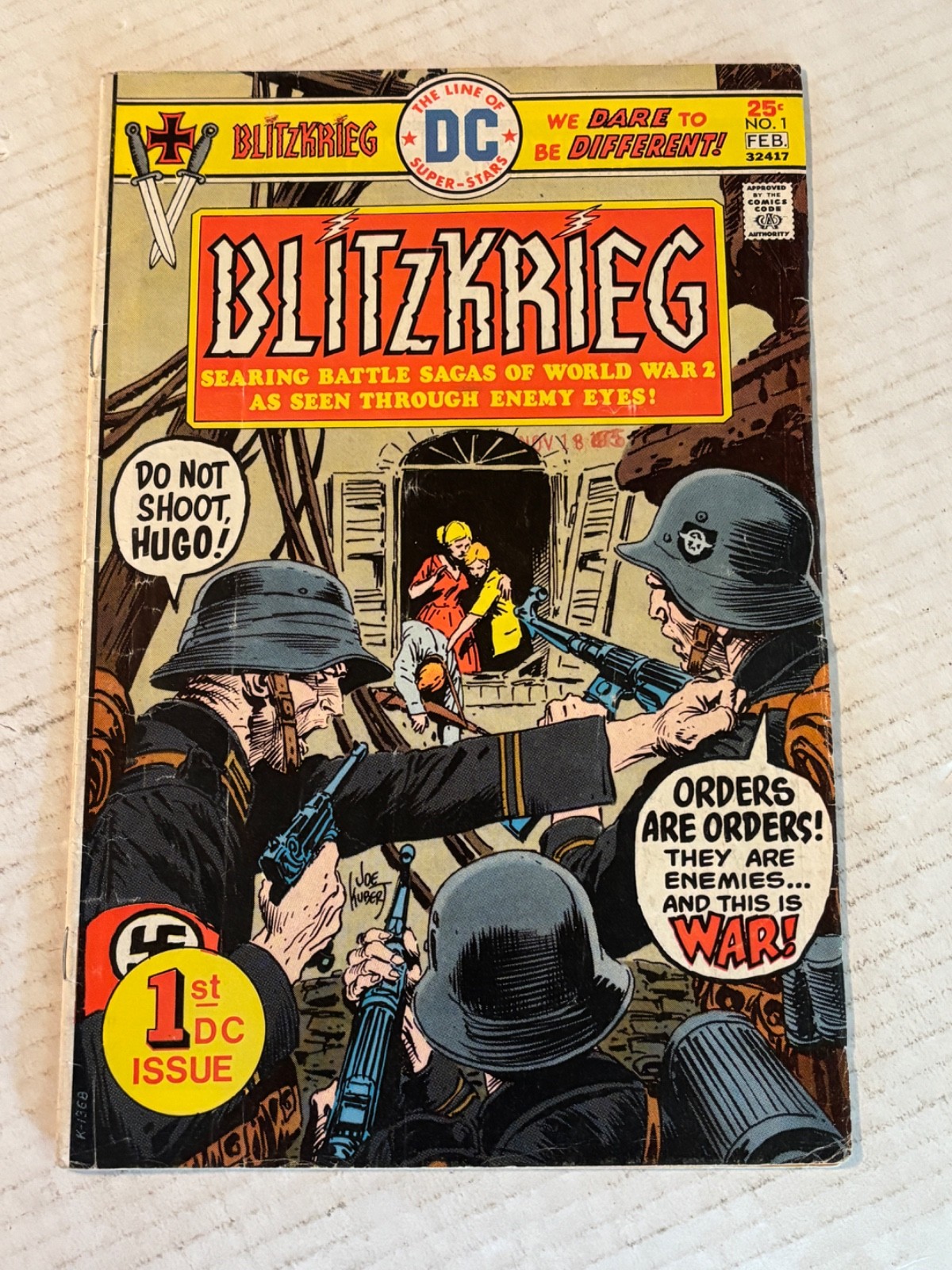 1976 DC Blitzkrieg #1 Comic Book /E204