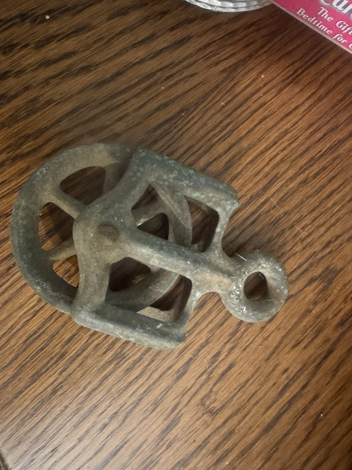 Antique Cast Iron Pulley