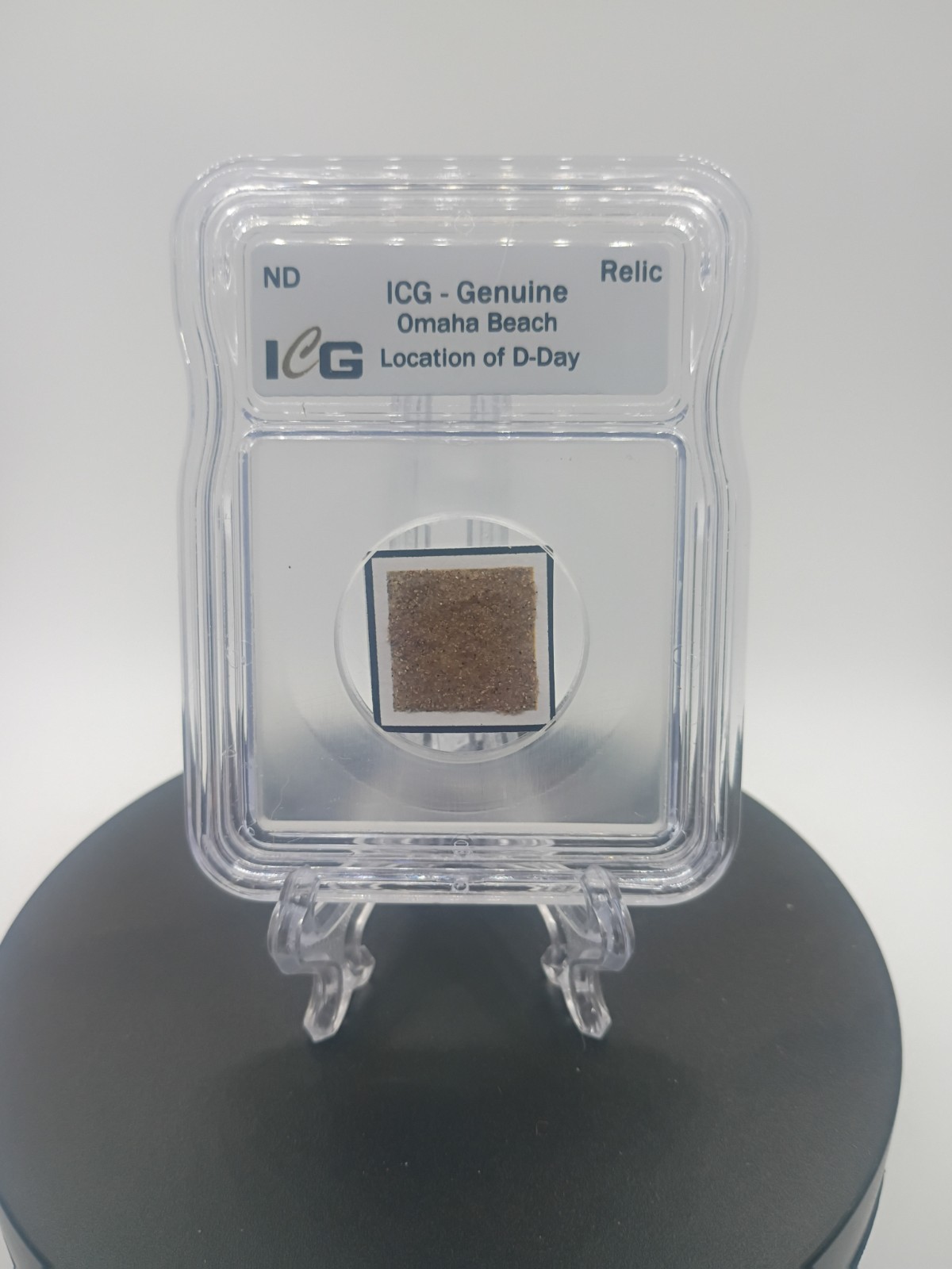ICG Genuine Omaha Beach Location D-Day RELIC - Authentic historical Relic