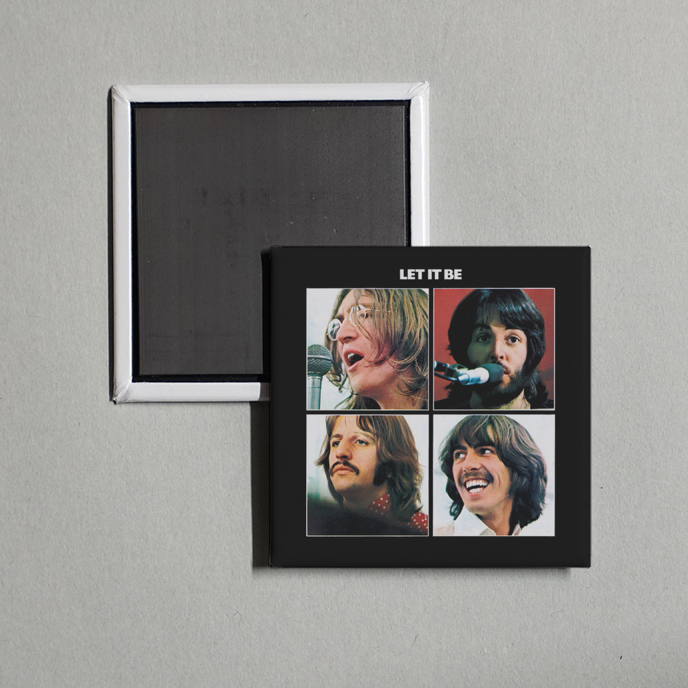 The Beatles - Let It Be Album Cover Locker Fridge Magnet