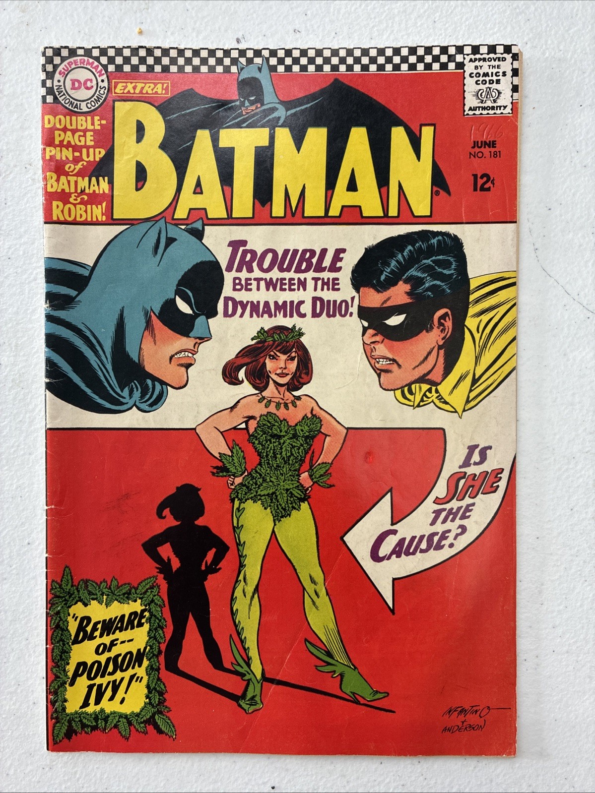 Batman #181 (1966) - KEY, First Appearance of Poison Ivy - Beautiful condition