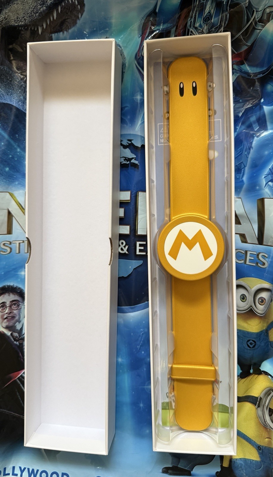 Epic Universe Mario Gold Power Up Band Nintendo World One Year Anniversary