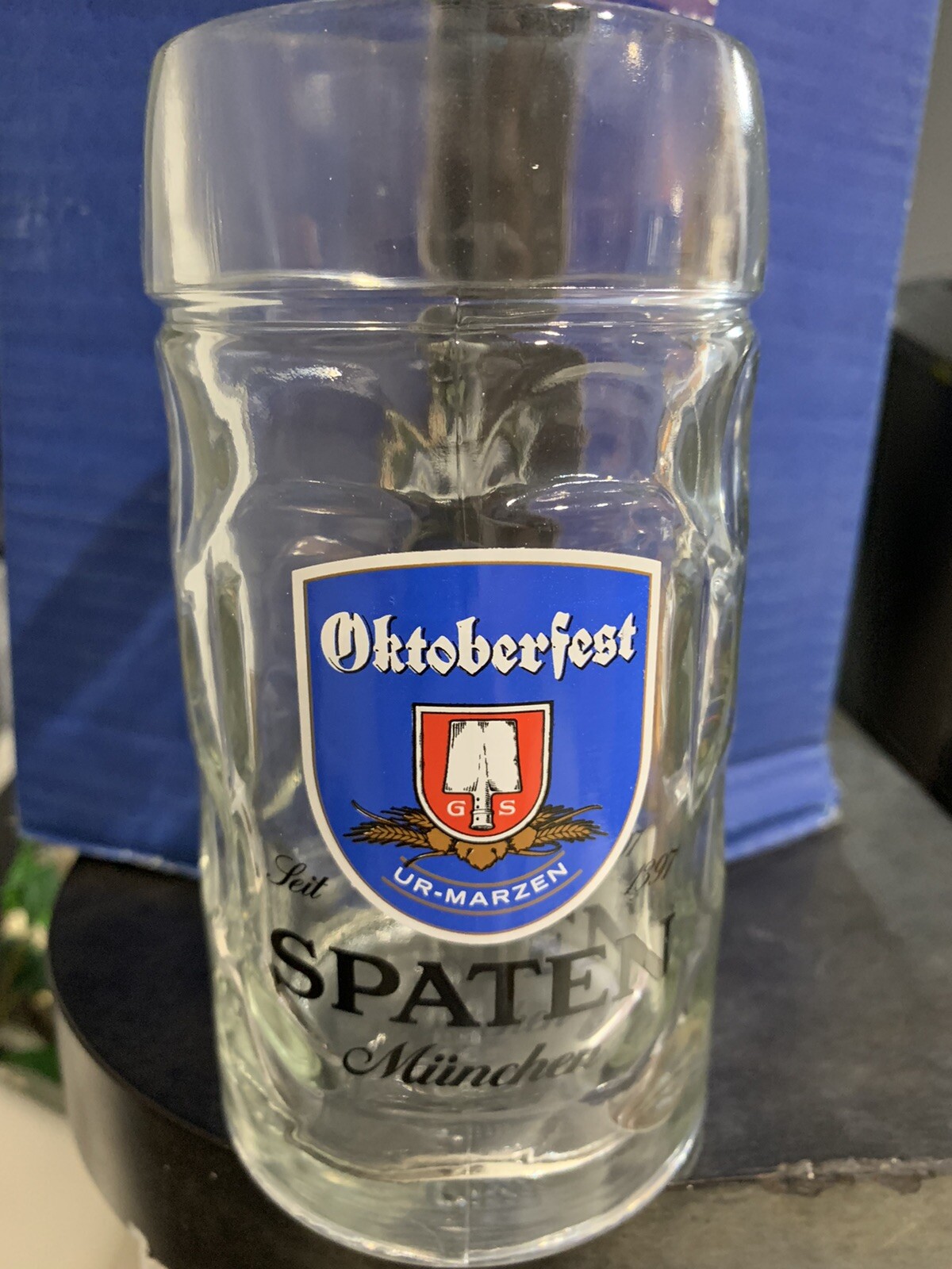 Spaten Munchen Oktoberfest Isar Tankard Beer Stein, 0.5L