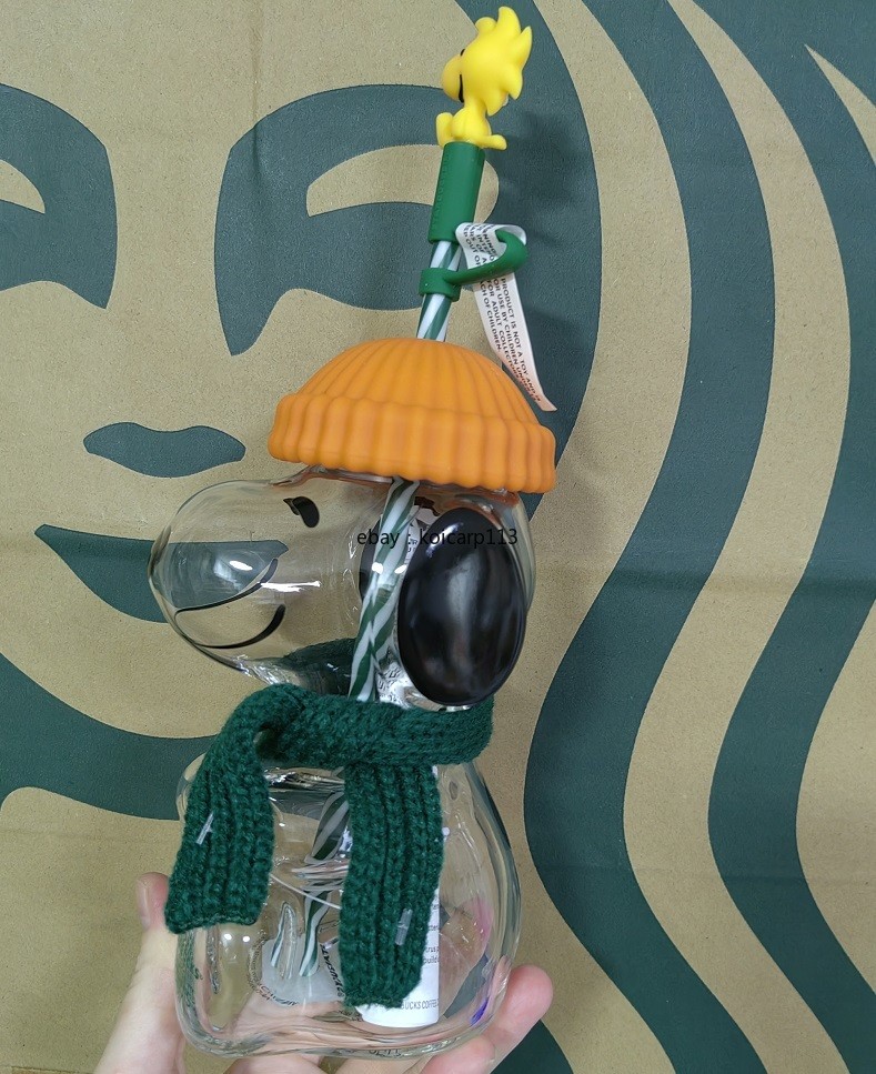 2026 Hot New Starbucks X PEANUTS Cute Snoopy Glass Cold Cup Gift 20oz FAST SHIP