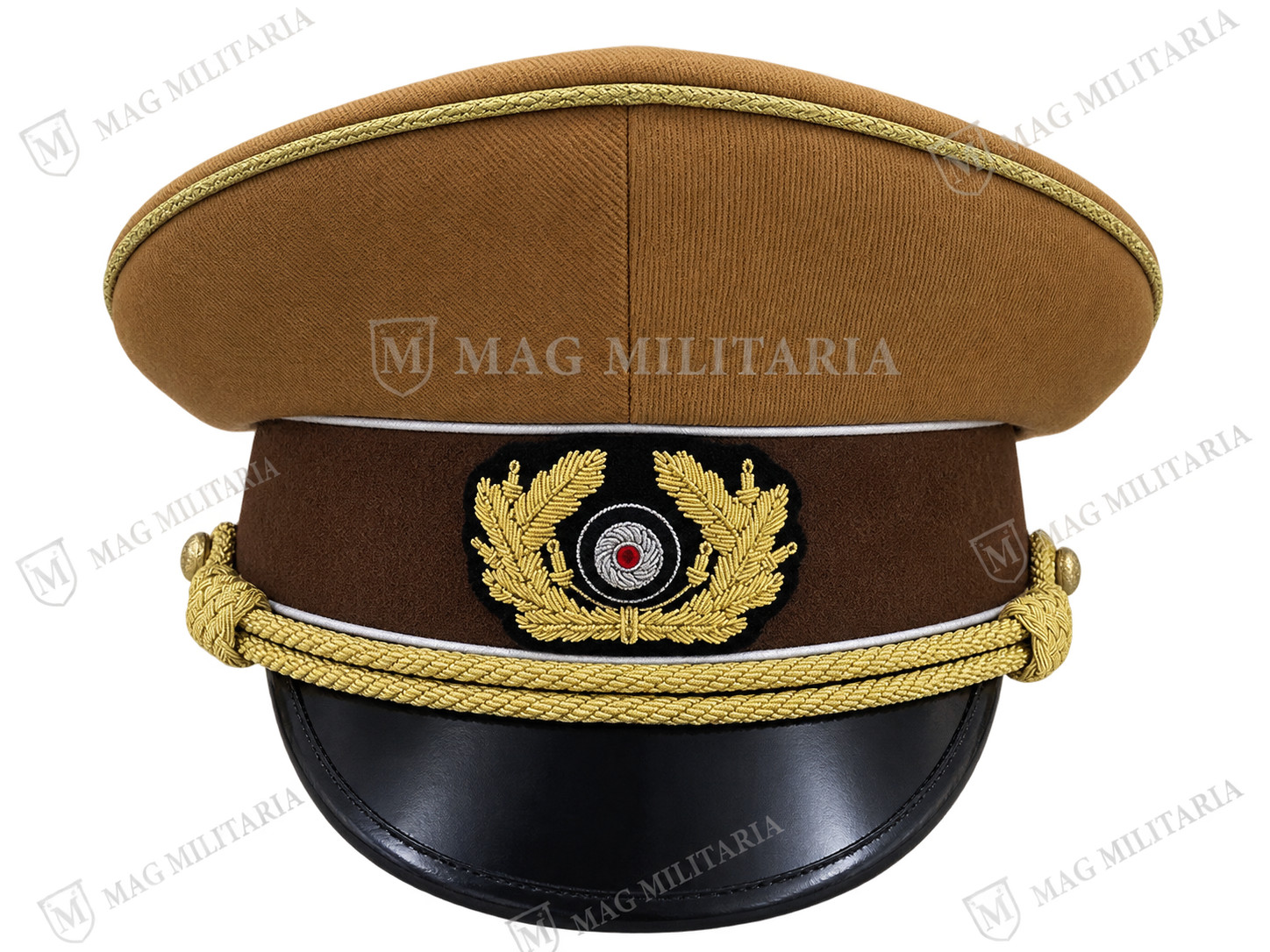 WW2 German Wehrmacht General Cap Hat Handmade Officer Reproduction Made to Order