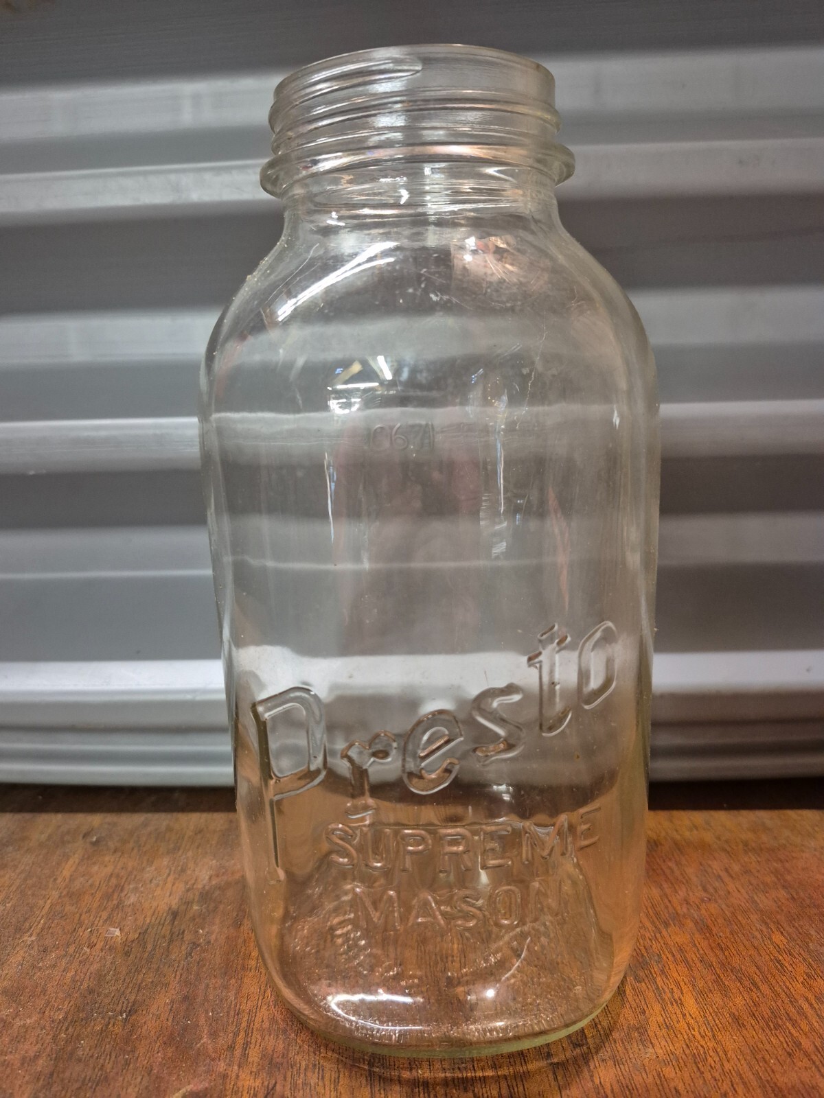 Presto Wide Mouth Mason Half Gallon Jar/Presto Glass Top