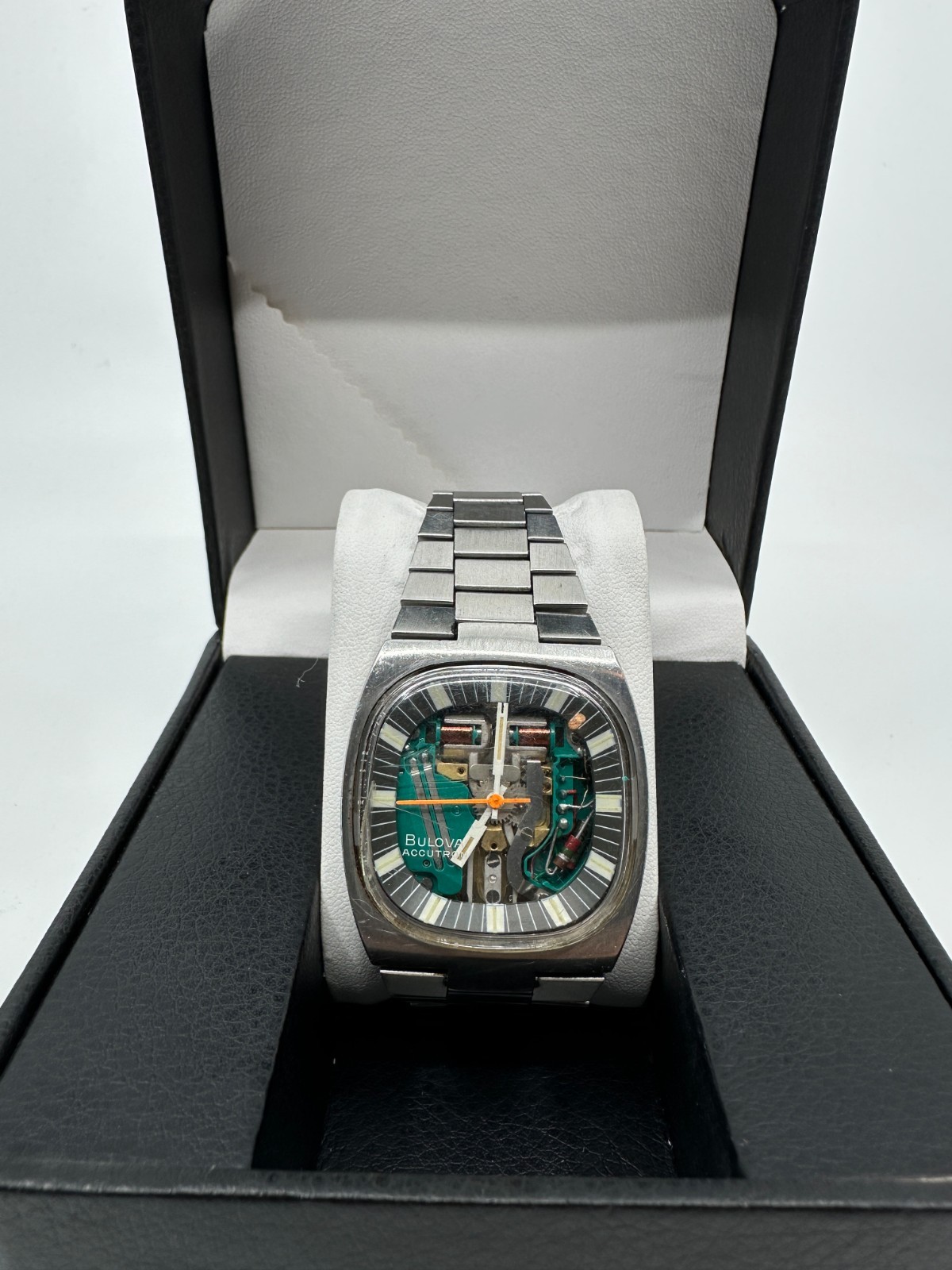 BULOVA  ACCUTRON Caliber 214 model 7396 Stainless SPACEVIEW Men's Watch