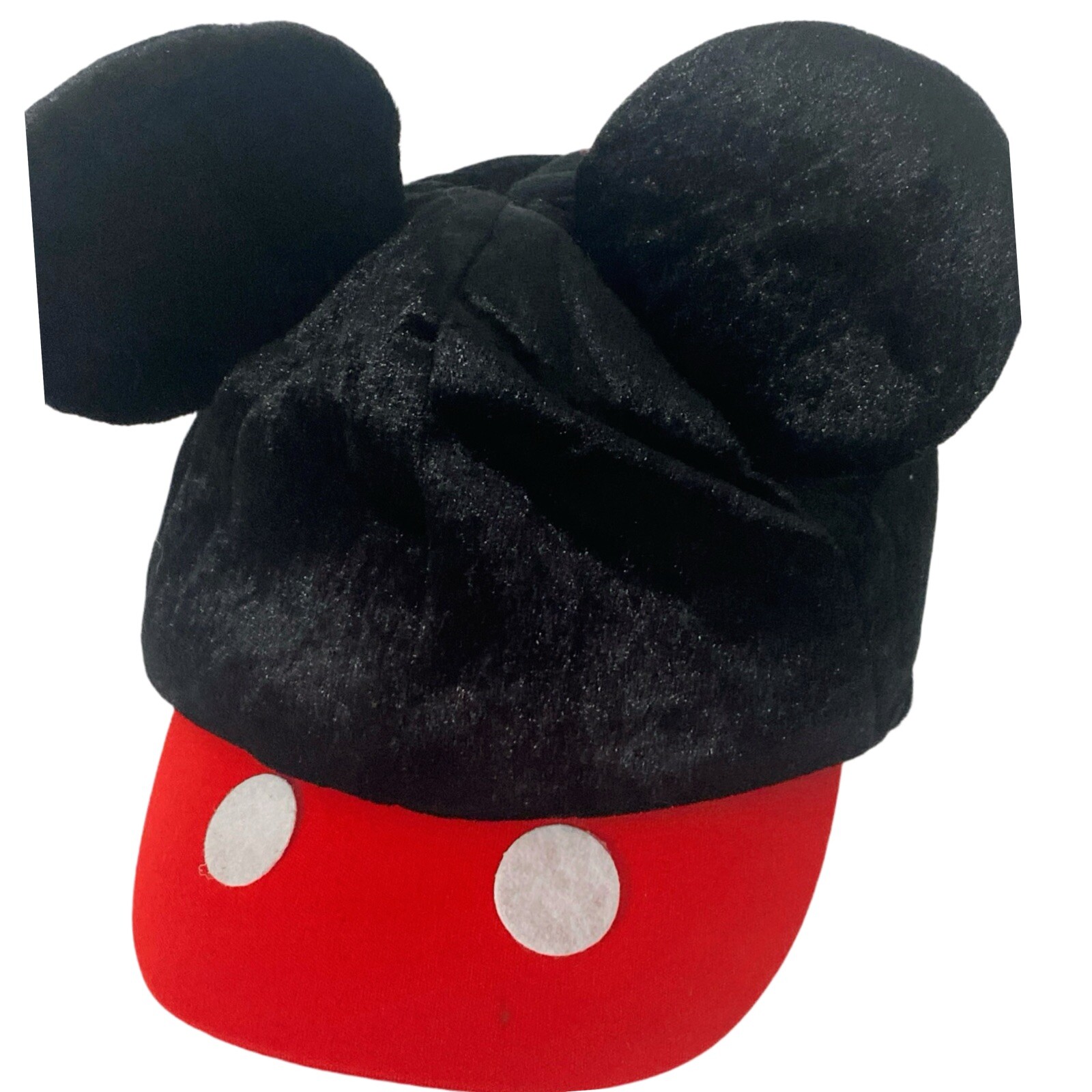 Disney Disneyland Mickey Mouse Ears Hat Junior Black/Red Toddler Size Small