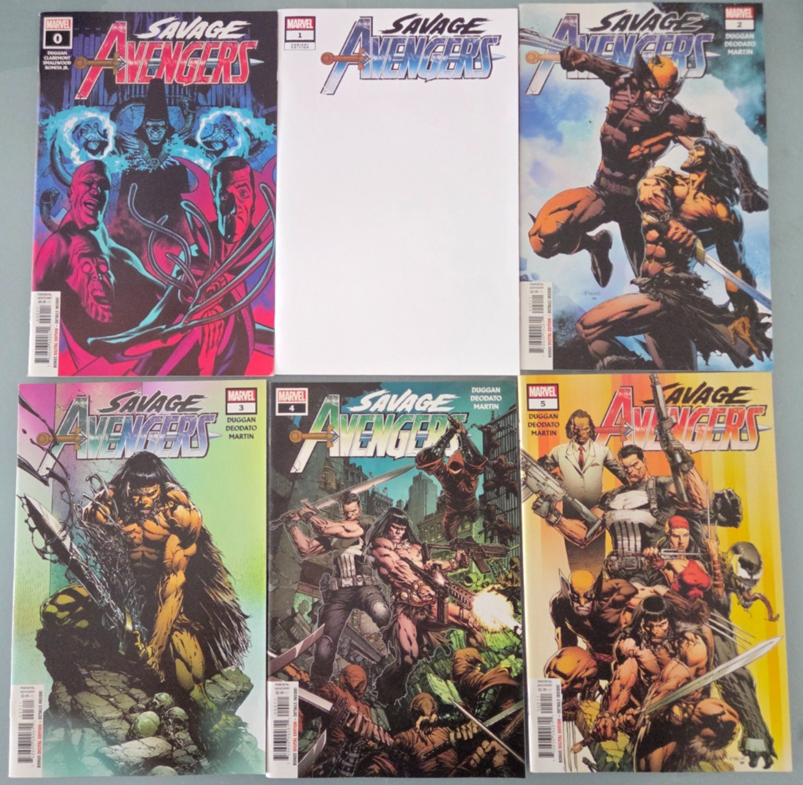 SAVAGE AVENGERS SET OF 12 ISSUES (2019) MARVEL COMICS WOLVERINE CONAN DEODATO SAVAGE AVENGERS SET OF 12 ISSUES (2019) MARVEL COMICS WOLVERINE CONAN DEODATO