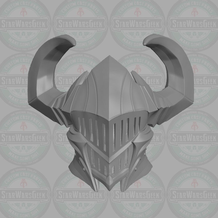 Demon Knight v5 custom head for 1:18 1:12 1:10 & 1:6 fantasy action figures