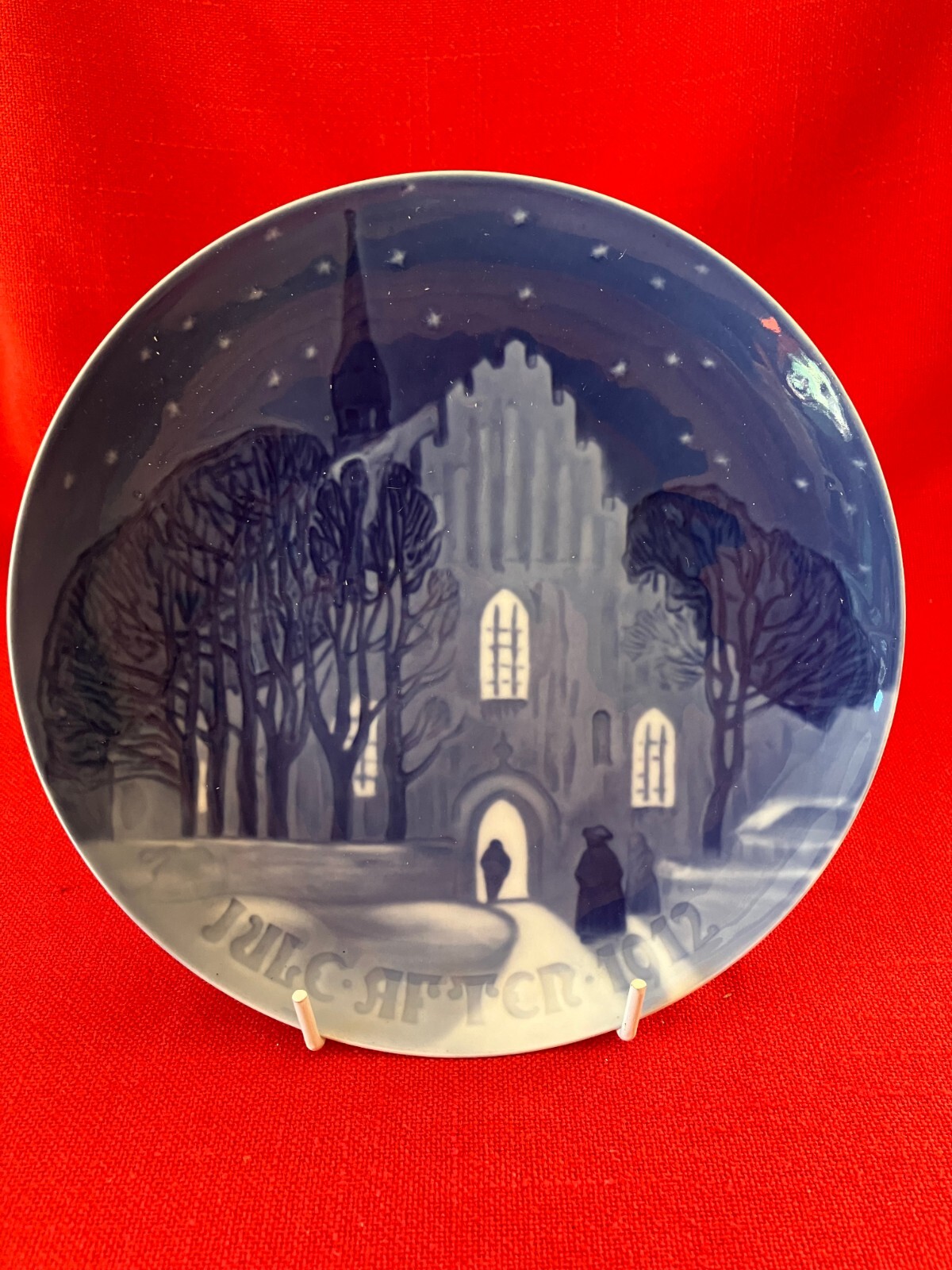 1912 Bing & Grondahl annual Christmas plate, pristine condition 