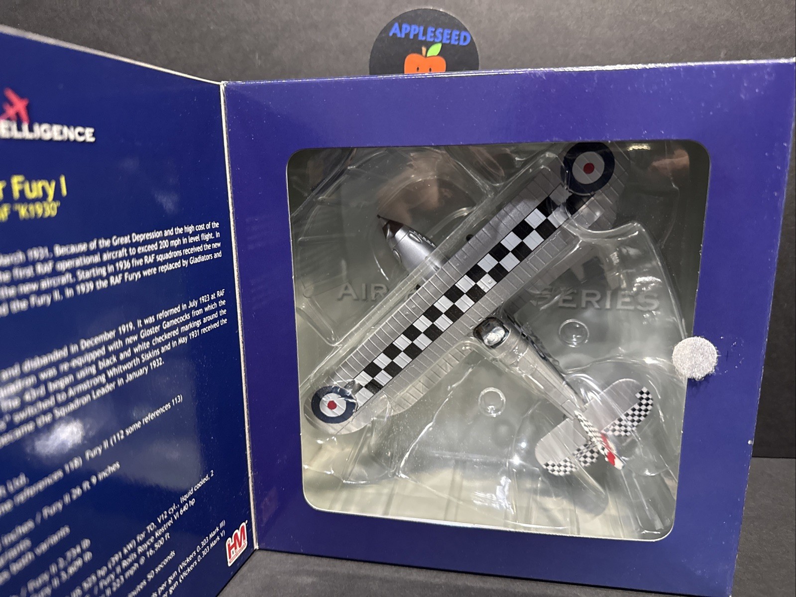 HOBBYMASTER 1/72 HAWKER FURY I 43 Sqn RAF K1930 #HA8001