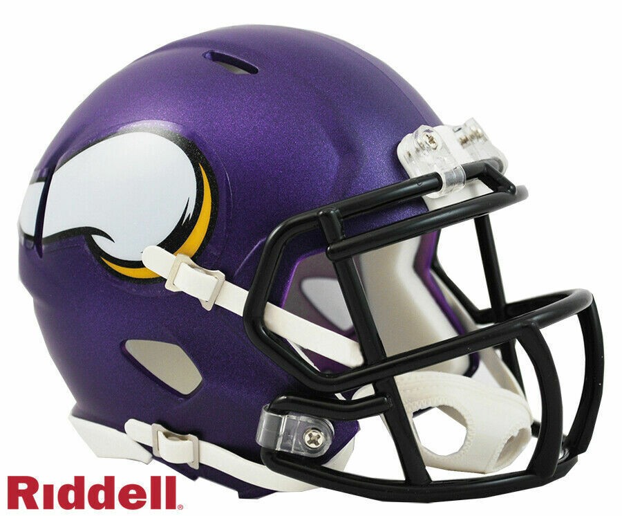 Minnesota Vikings Speed Riddell Football Mini Helmet New in box Minnesota Vikings Speed Riddell Football Mini Helmet New in box