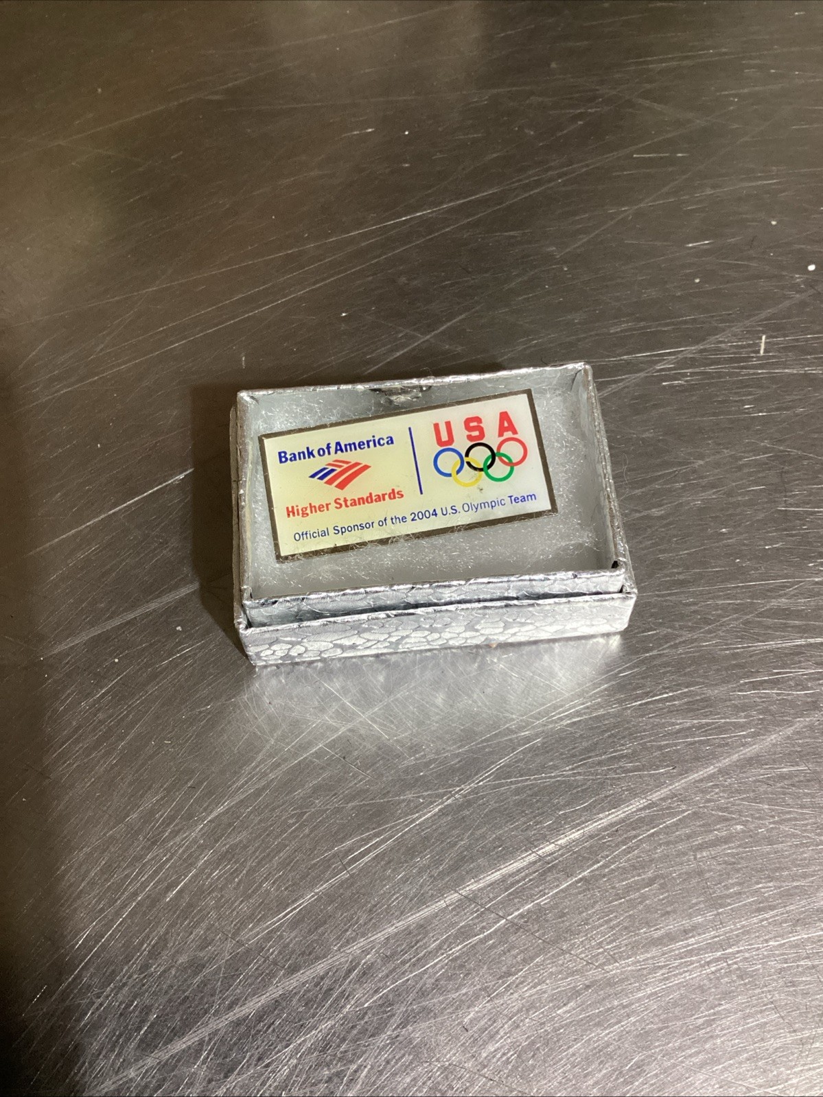 Athens Greece  2004 Olympics Pin Single Bank Of America Advertising