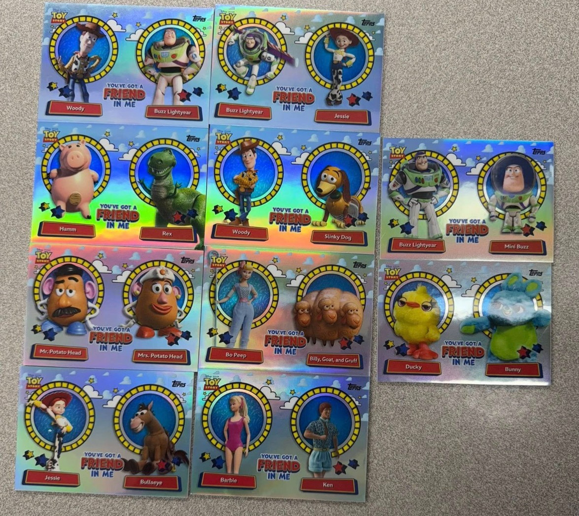 2025 Topps 30 Years of Toy Story You’ve Got A Friend In Me Refractor - You Pick