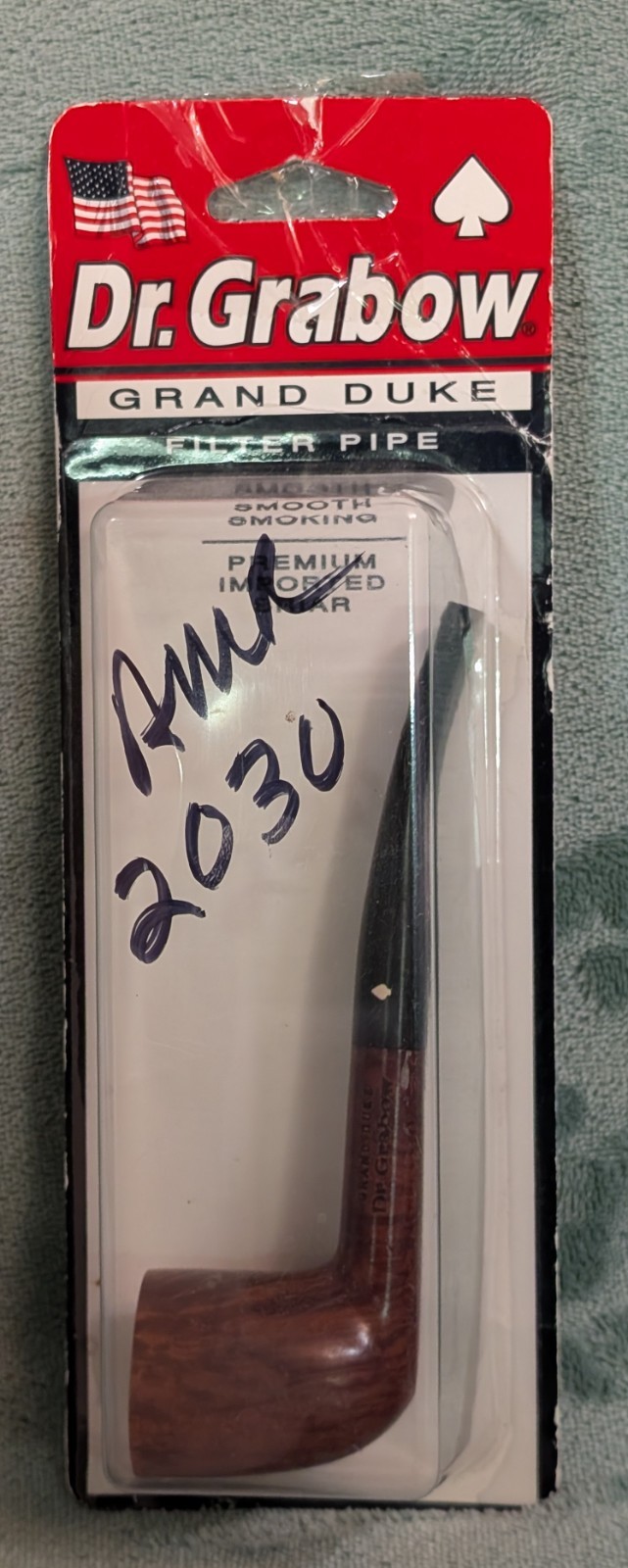 Vintage Dr. Grabow Grand Duke Pipe Dublin Shape New, Mostly Sealed, NOS Vintage Dr. Grabow Grand Duke Pipe Dublin Shape New, Mostly Sealed, NOS