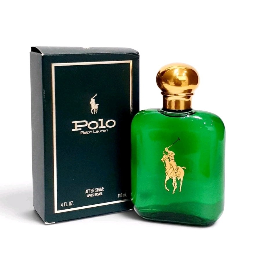 Vintage Cosmair Ralph Lauren Polo Green 4 oz After Shave 
