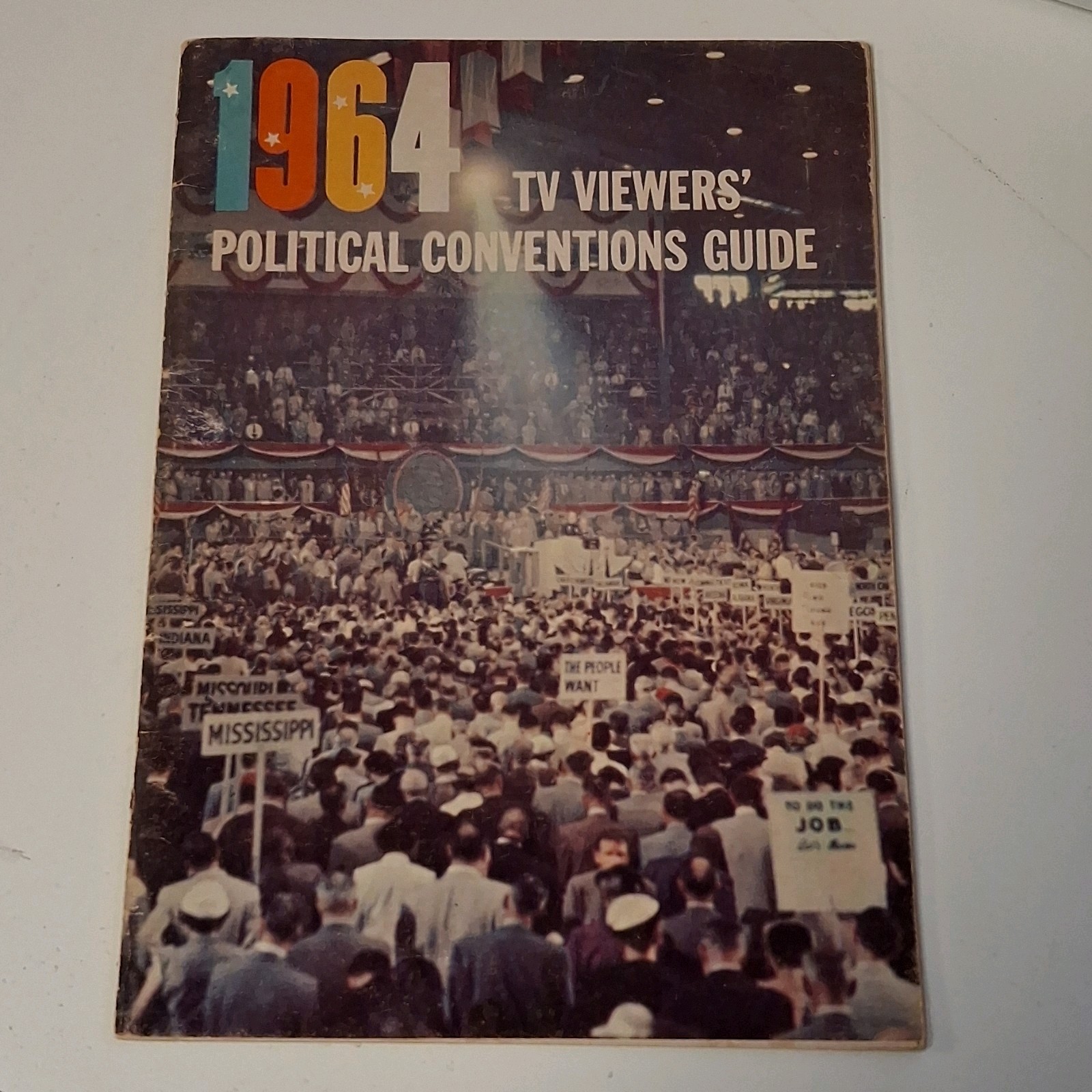 Vintage 1964 TV Viewers Political Convention Guide Booklet Pamphlet Vintage 1964 TV Viewers Political Convention Guide Booklet Pamphlet