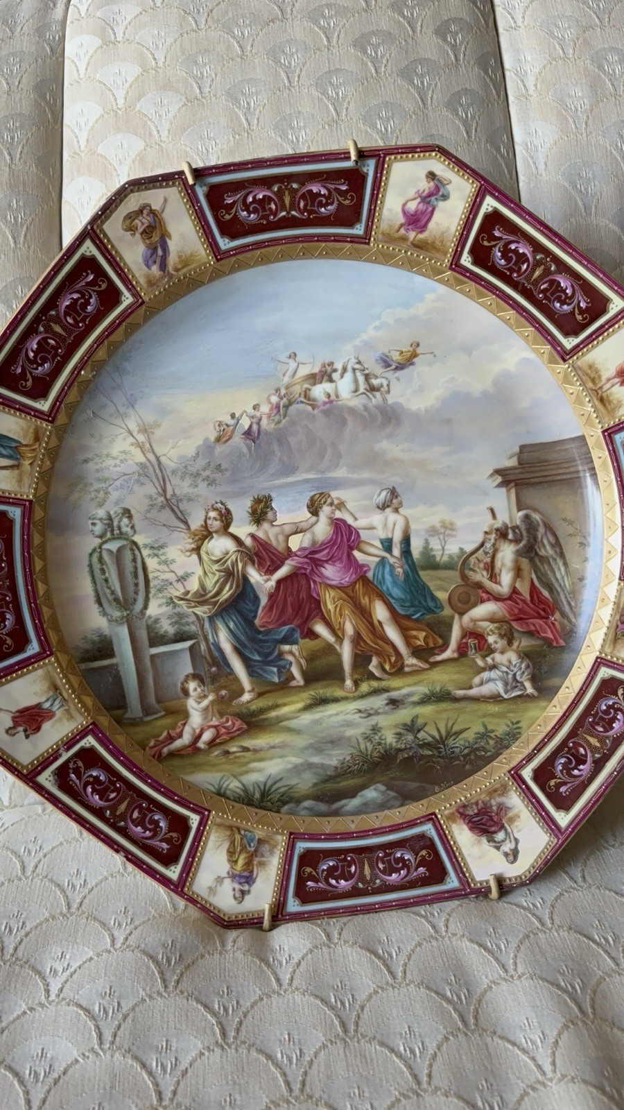 Royal Vienna Late 19th Century 13.5” Dia.