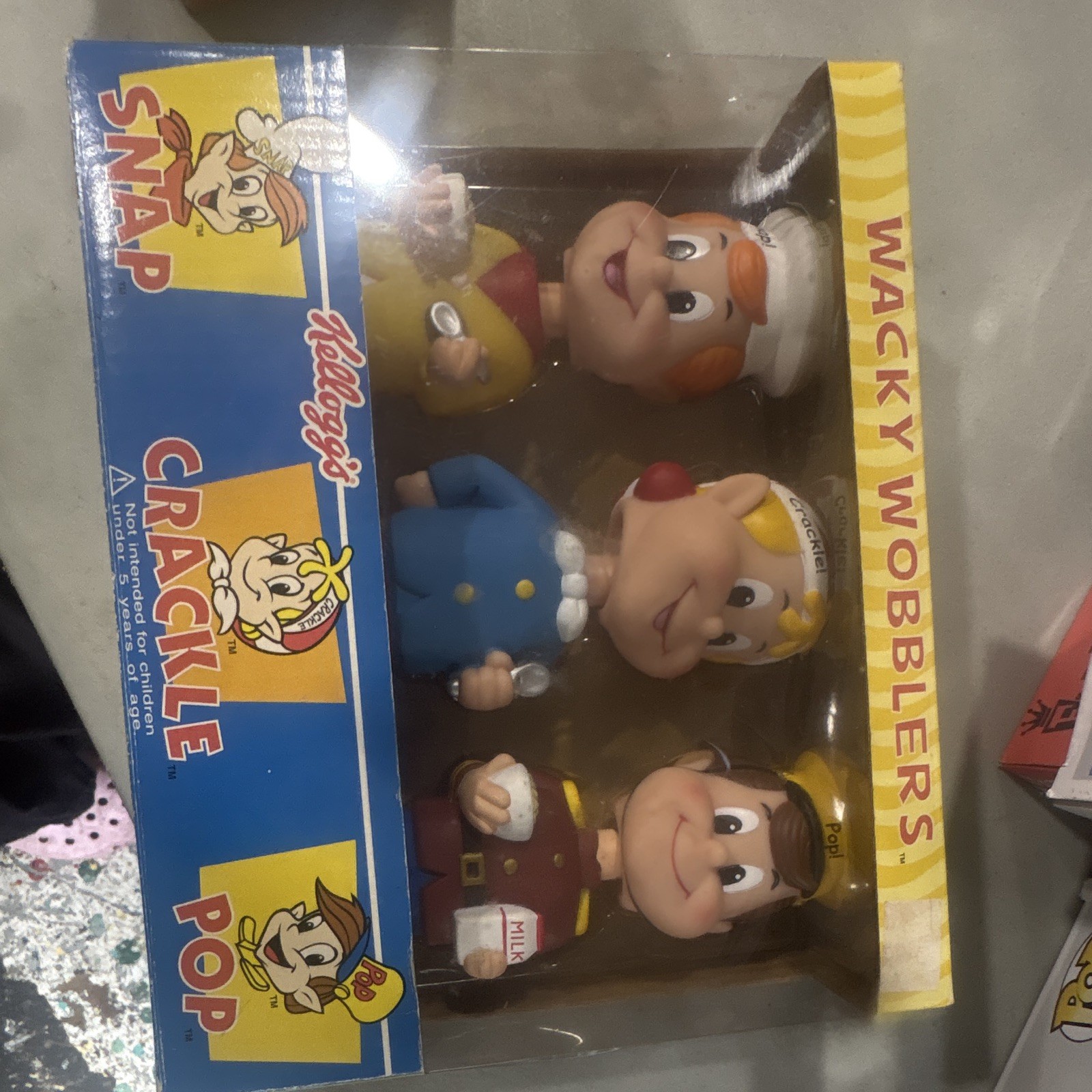 Funko Wacky Wobblers Kellogg\'s Snap Crackle Pop Vinyl Bobbleheads 3-Pack