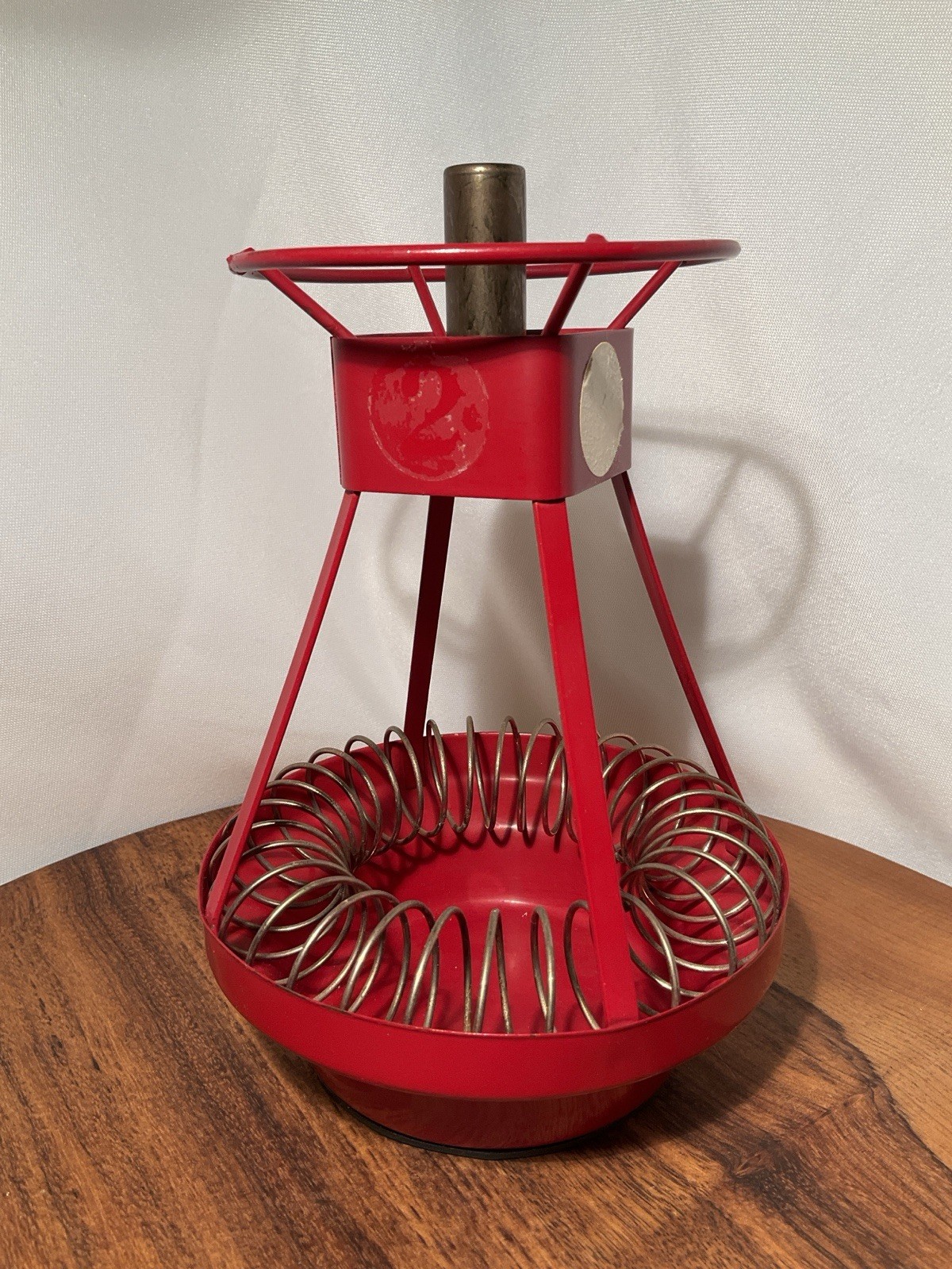 Vintage Johnny Walker Promotional Buoy Ashtray 1950-60’s Red #2