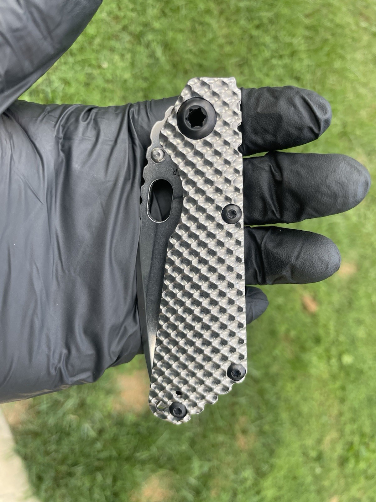 Strider Knives SnG DGG Ti/Ti, MagnaCut Spearpoint, Full Polished Titanium