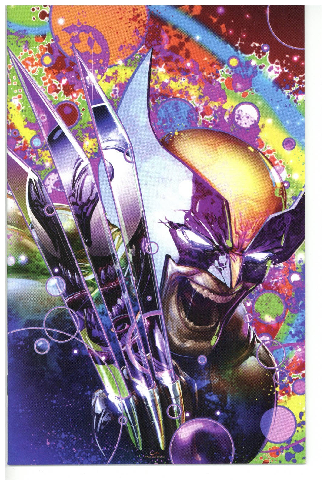 Wolverine #8 Clayton Crain Virgin Variant Cover C Blacklight Edition Exclusive