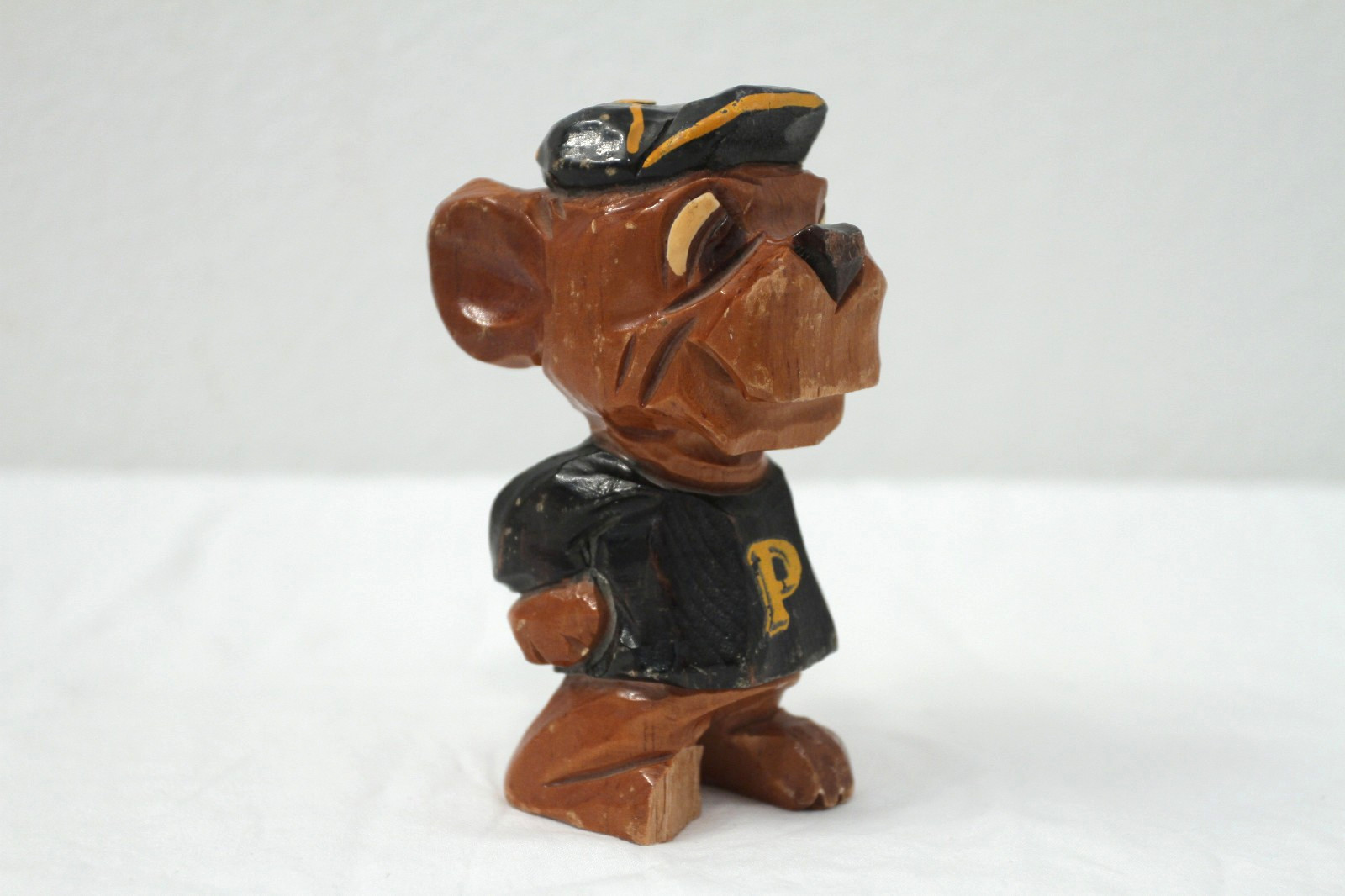 Rare Vintage Carter Hoffman Phoenix College Bear Mascot Carved Wood