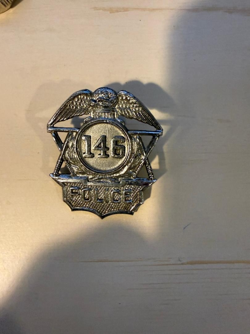 Vintage Police Hat Wreath