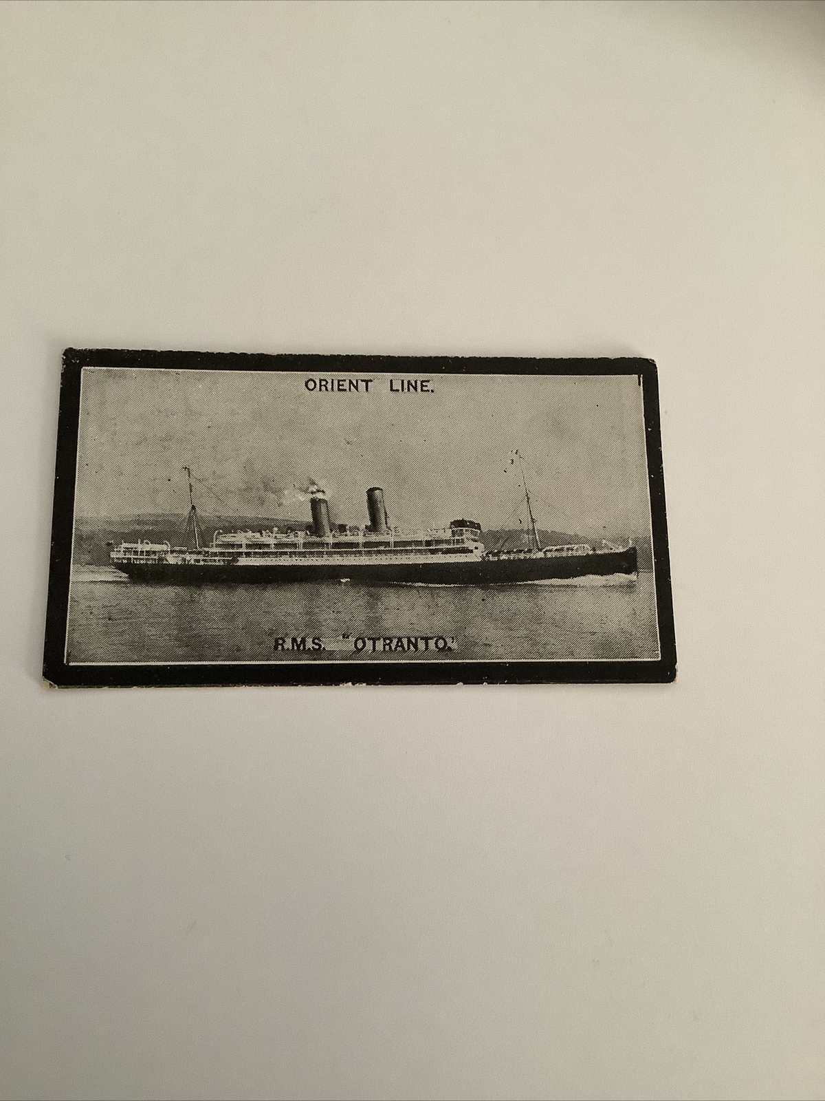 1905 Singleton & Cole  Orient  Line Five Ports Card RMS Otranto  H