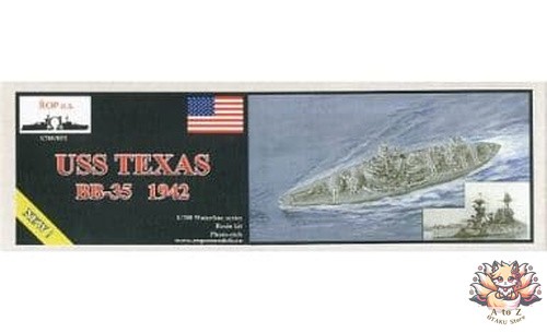 1/700 USS Texas BB-35 1942 Torch Op Resin Plastic Model