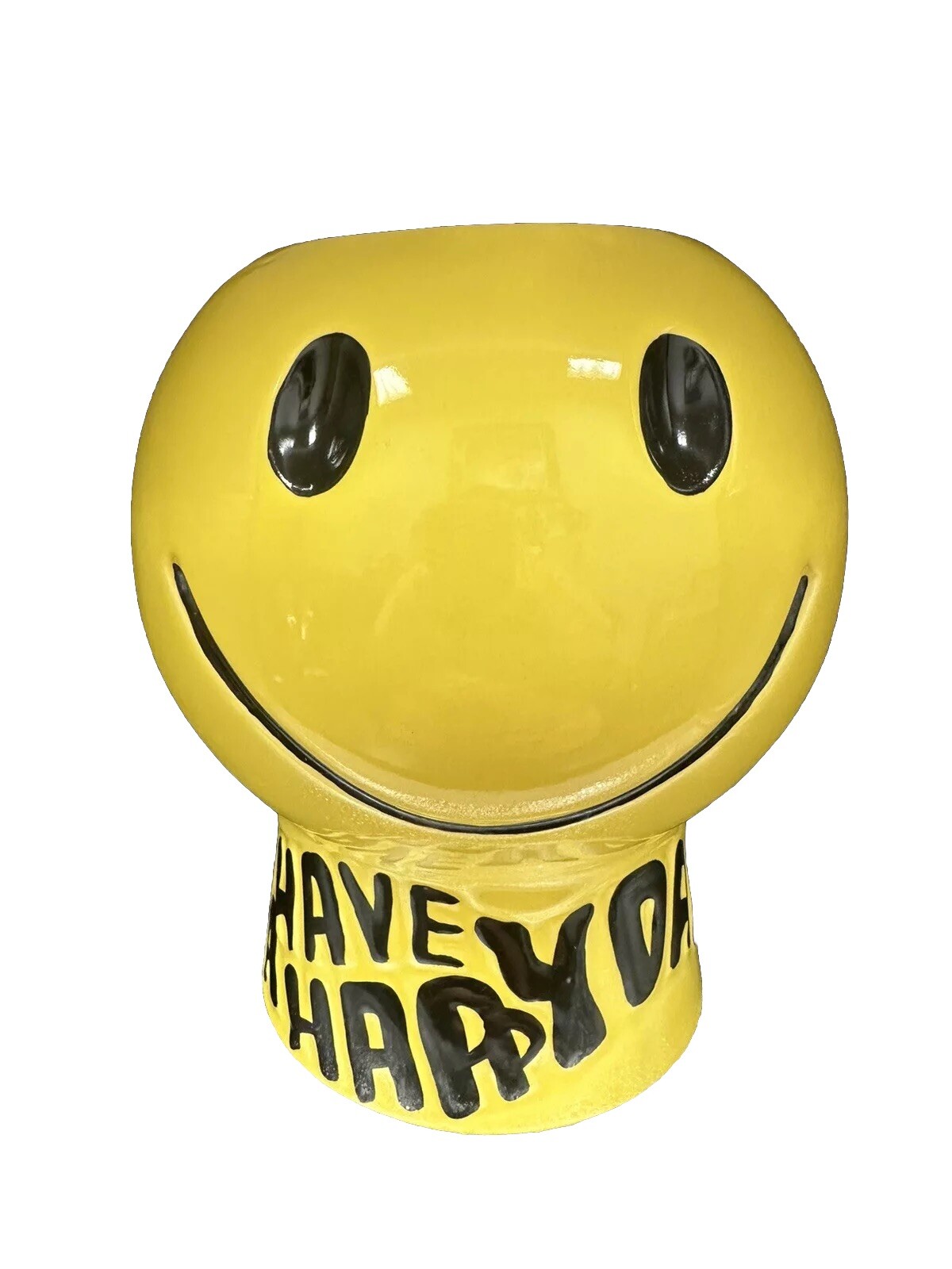 Smiley Face McCoy Cookie Jar/planter RARE Find A Must To Have A Happy day