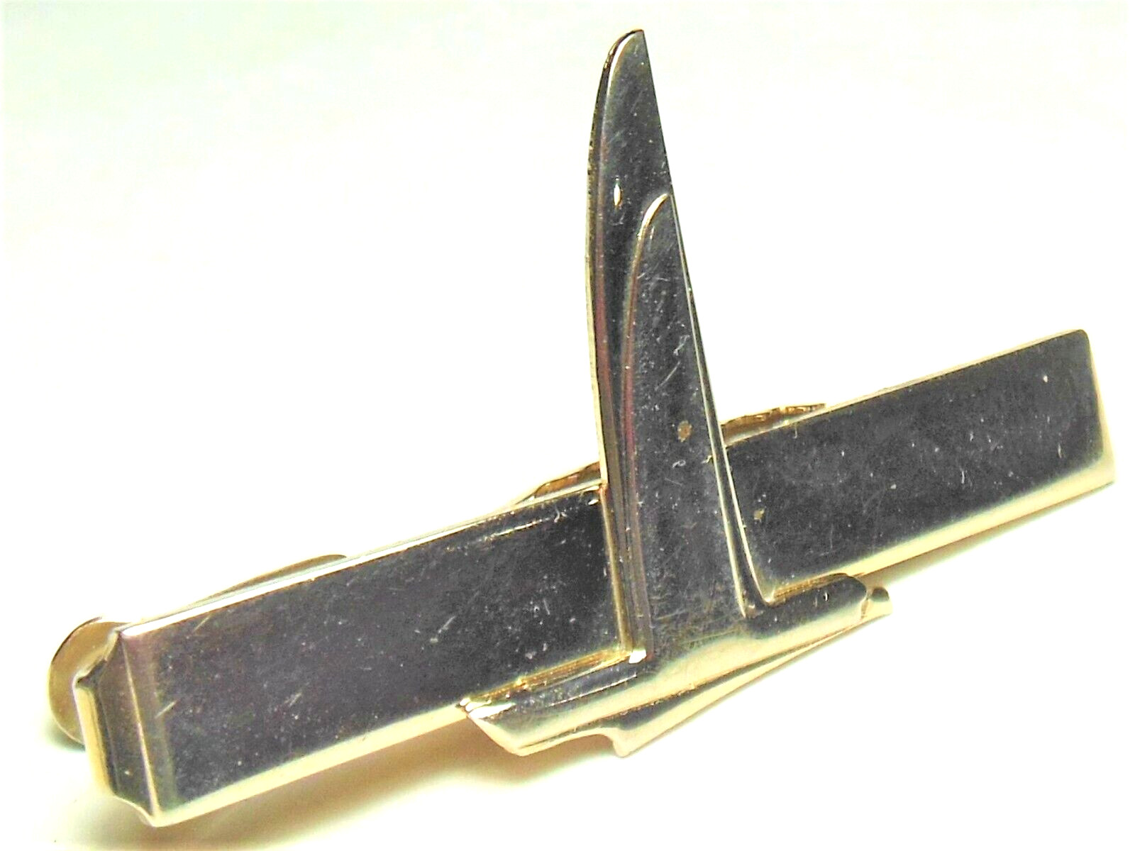 ✈️ Vtg. EASTERN Airlines GOLDEN FALCON logo employee tie clip advertising