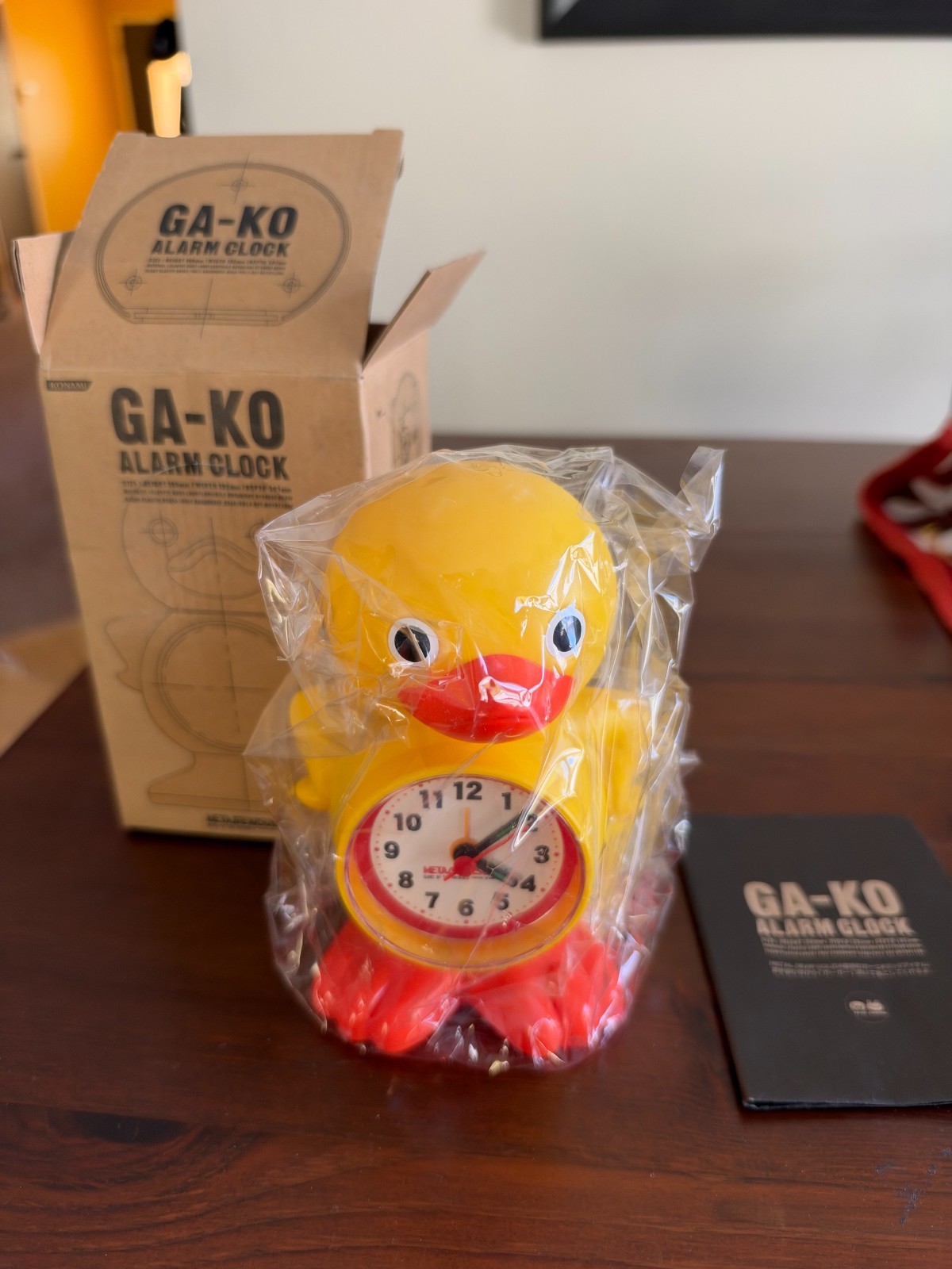 Konami Metal Gear Solid 4 MGS4 GAKO Duck Alarm Clock Figure Vintage Rare