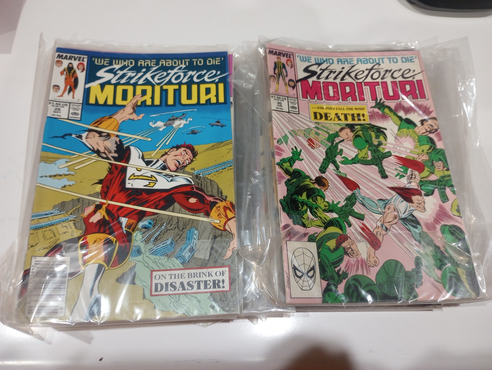 Strikeforce Morituri #13-30 Lot of 18 Marvel Comics 1986 Full Lot Set
