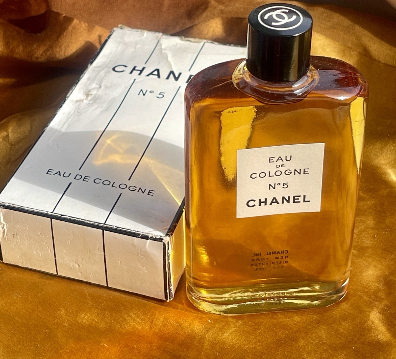 Extremely Rate Vtg 1950's CHANEL No 5 Cologne 3.2oz New York Distributor Splash