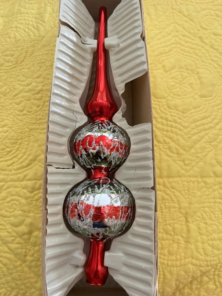 You Choose Vintage Craftsman Christmas Tree Topper Finial Ornament Various Size