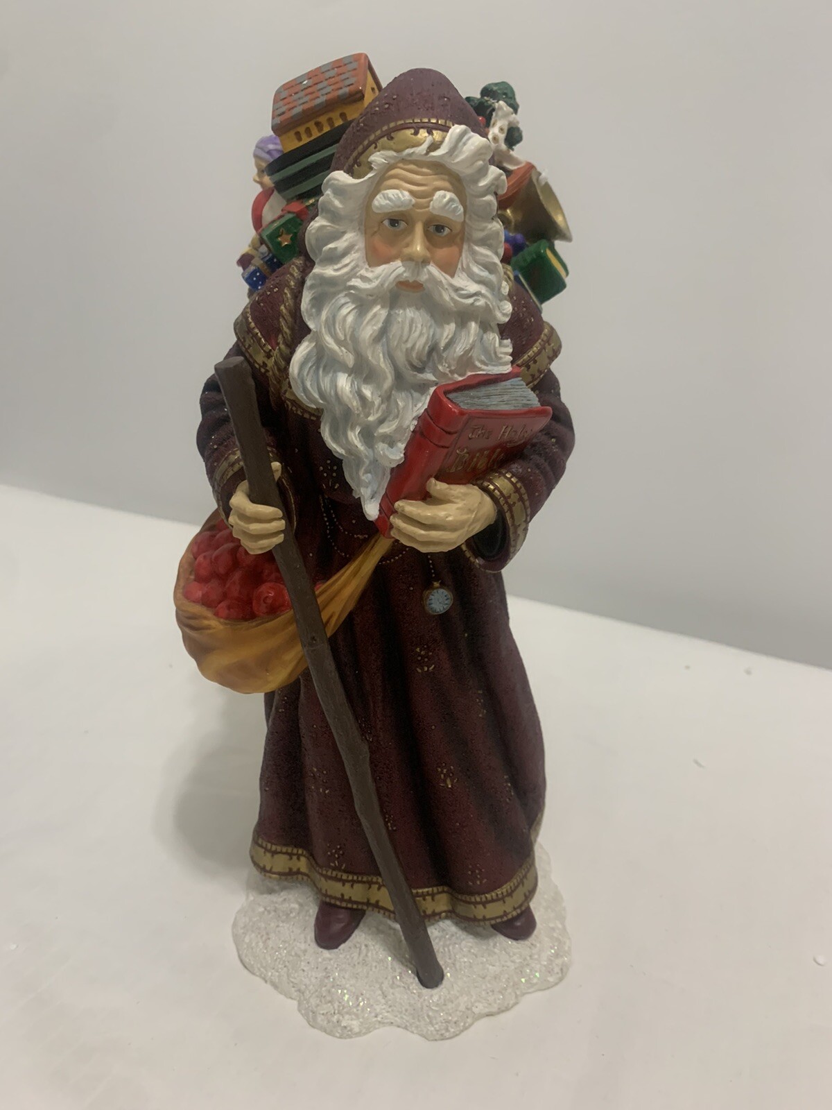 CHRISTMAS PIPKA 1996 MEMORIES OF  Ltd Edition #13908 GOOD NEWS SANTA FIGURINE 