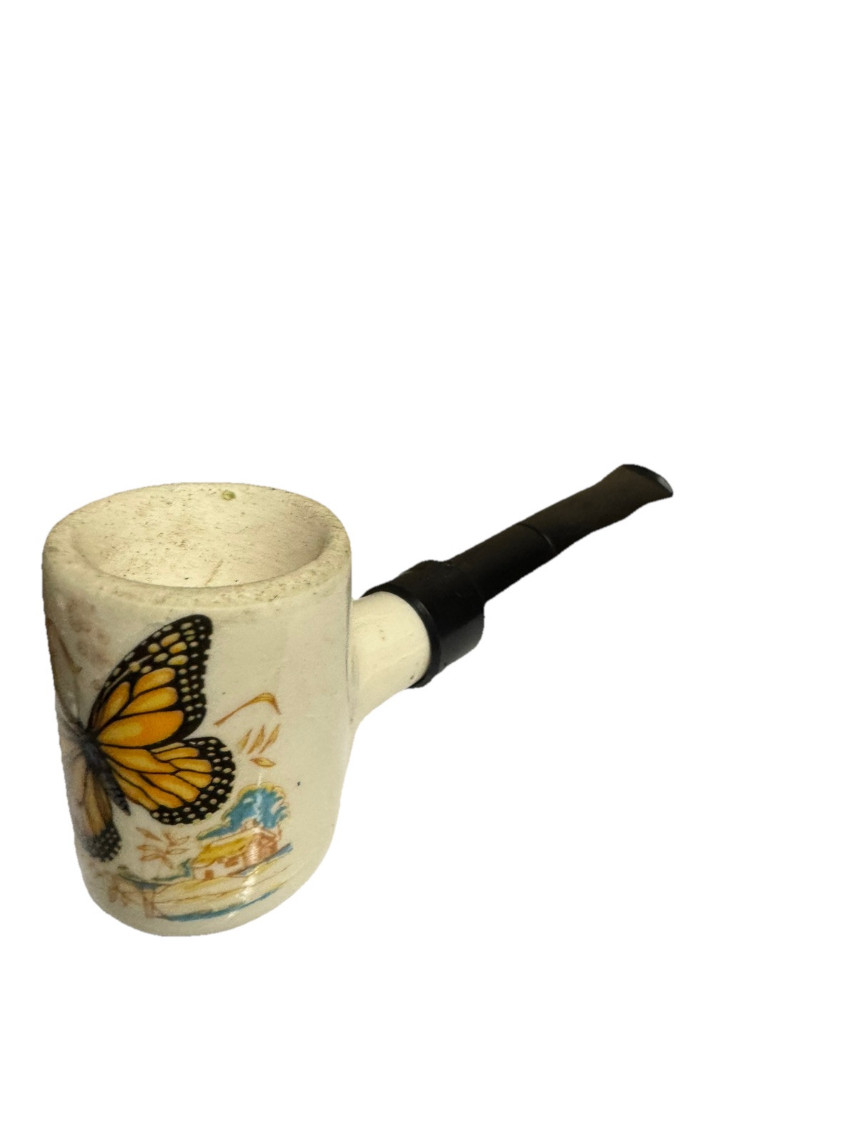 Antique PRISTINE German Huntsman\'s Porcelain Pipe Bowl Removable  3,593,722