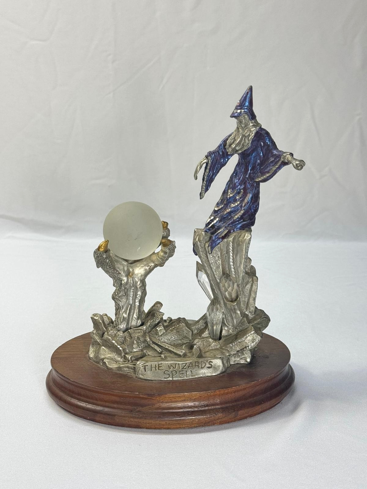 The Wizard's Spell Pewter Sculpture Peter C. Sedlow Limited Edition #776/4500