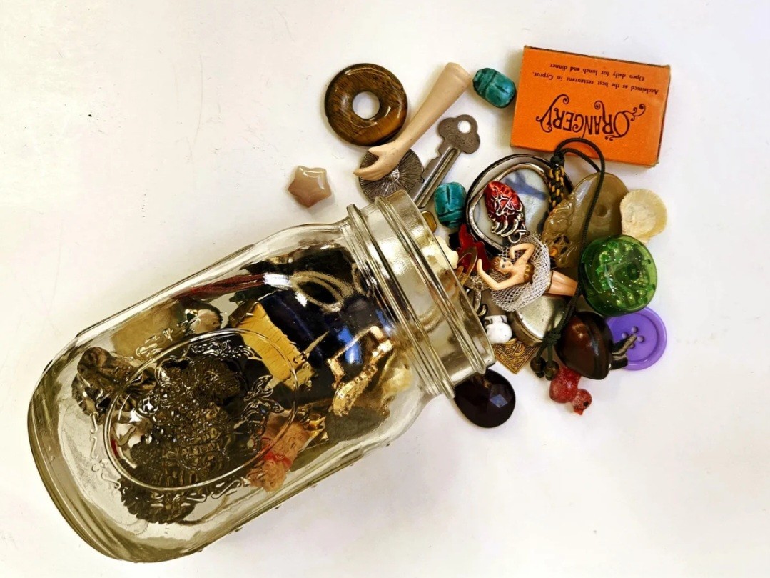 Magpie Mystery Jar Personalized Trinket And Found Item Collection