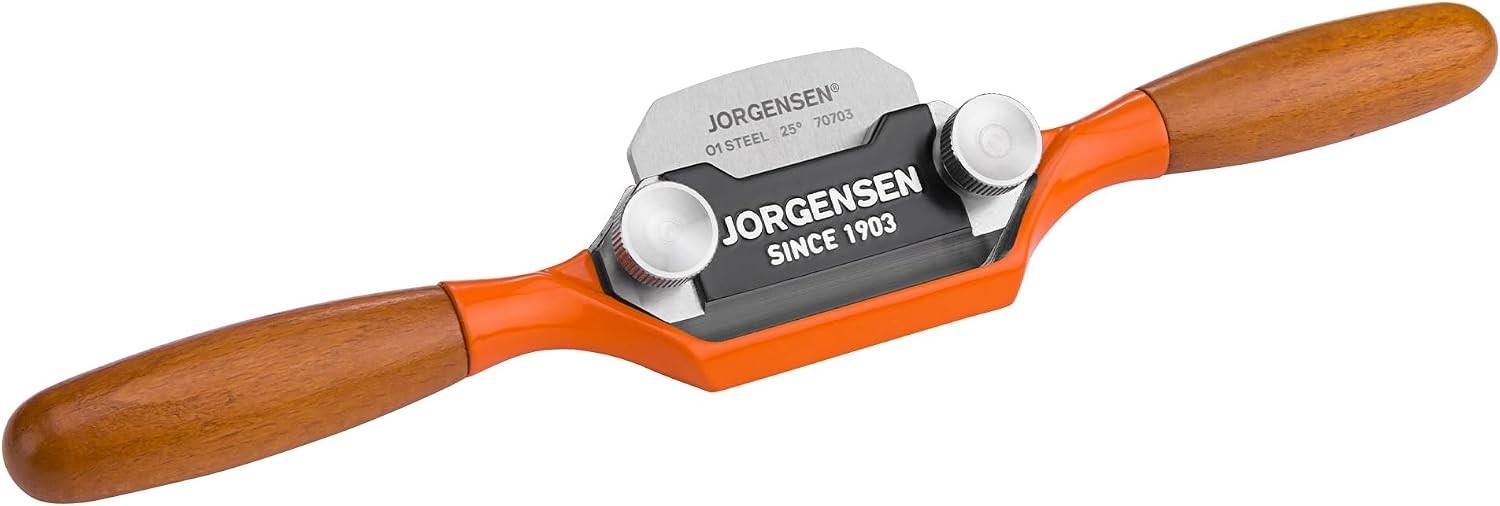 JORGENSEN No.59F Flat Spokeshave for Woodworking – Hand Planer Stainless Steel B JORGENSEN No.59F Flat Spokeshave for Woodworking – Hand Planer Stainless Steel B
