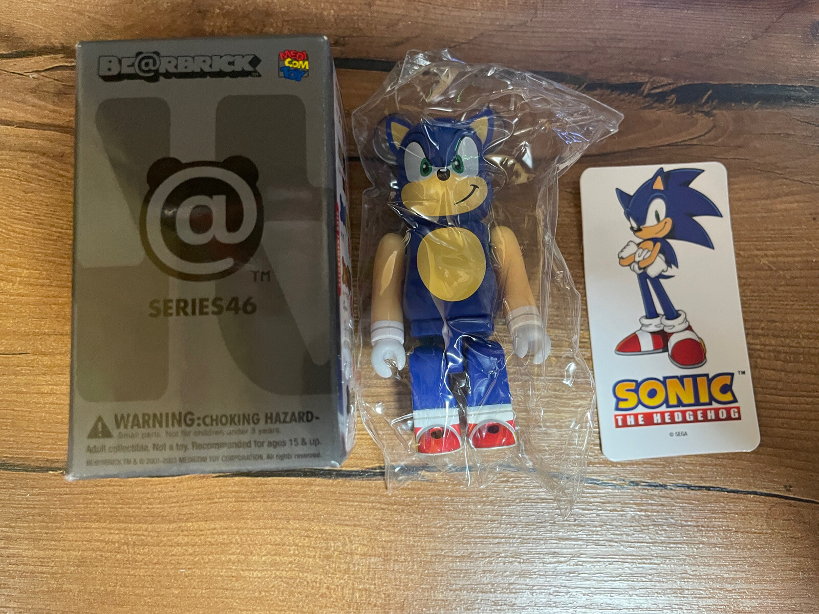 Bearbrick Series 46 Cute Sonic 100% BE@RBRICK Medicom Toy