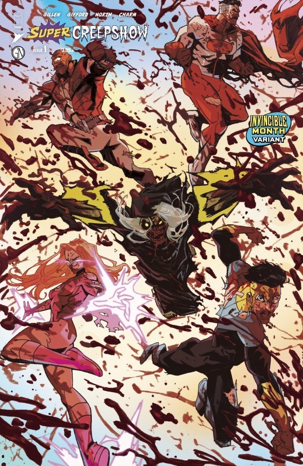 SUPER CREEPSHOW #1 - ROSSI GIFFORD COVER E INVINCIBLE TEAM UP VARIANT SUPER CREEPSHOW #1 - ROSSI GIFFORD COVER E INVINCIBLE TEAM UP VARIANT