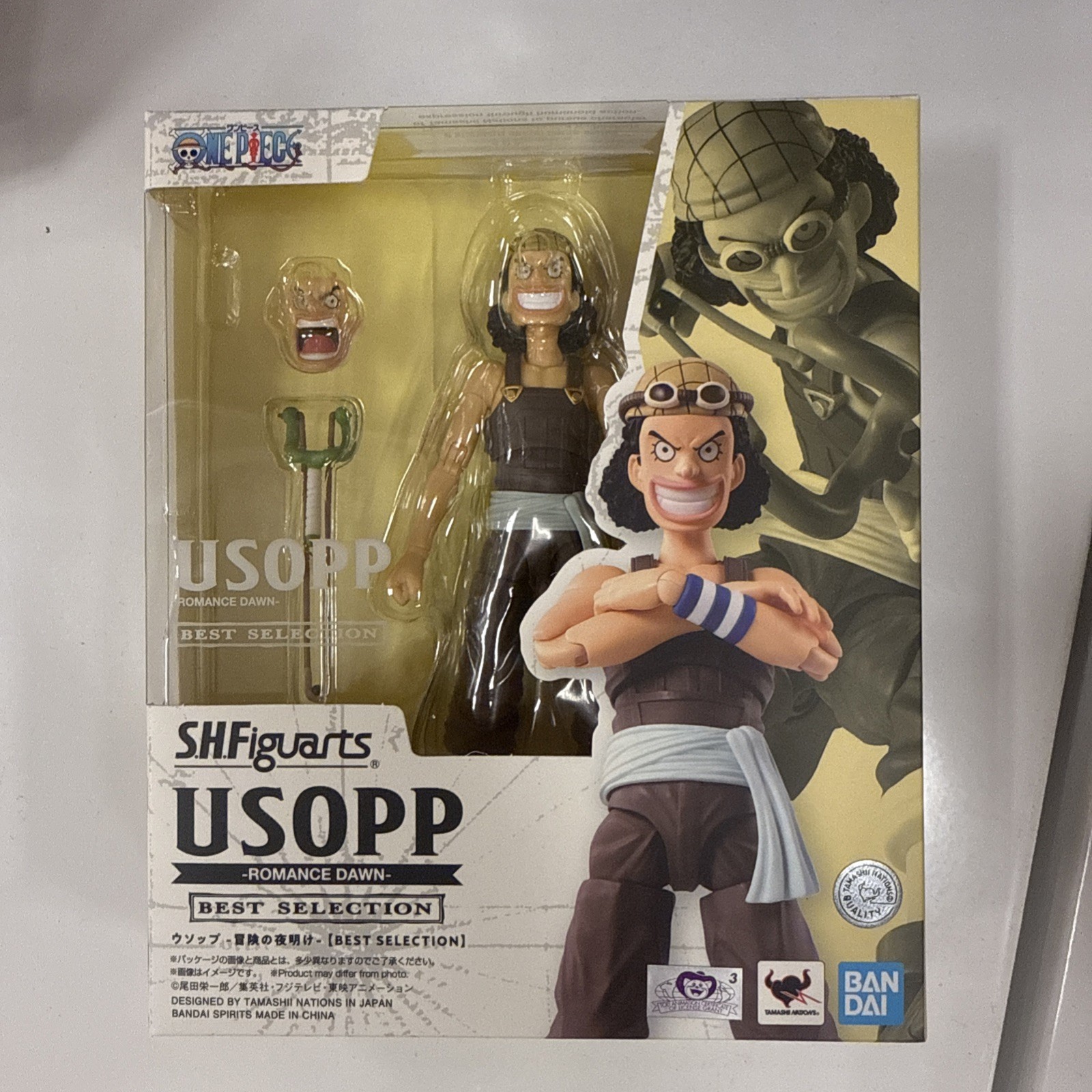 S.H. Figuarts One Piece Usopp Romance Dawn figure Bandai Tamashii - SHIPS TODAY