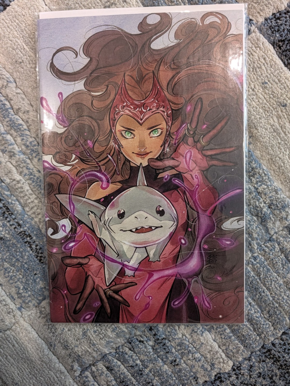 Scarlet Witch #2 Peach Momoko SDCC 2024 Virgin Variant Jeff the Land Shark