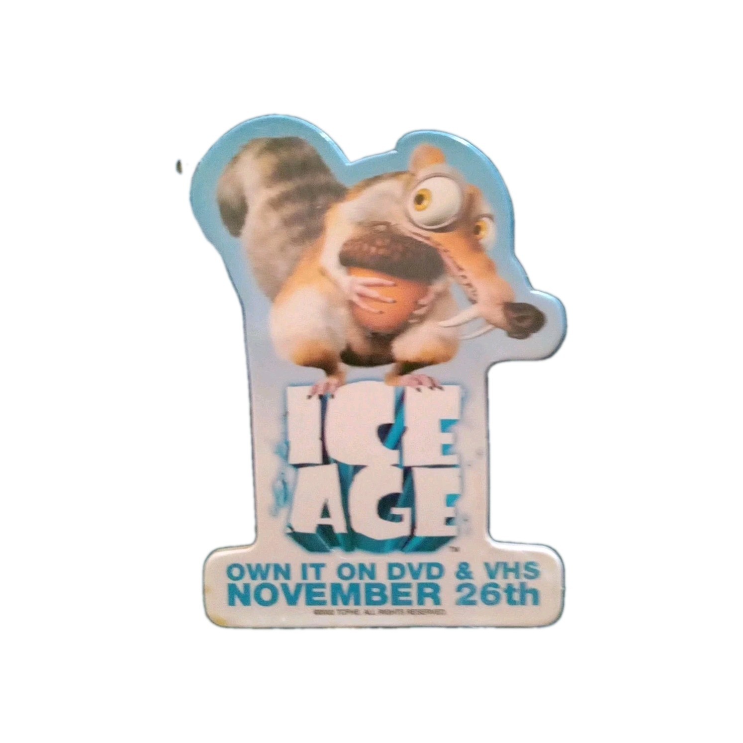 Ice Age Walmart Employee Promotional Sales Pin